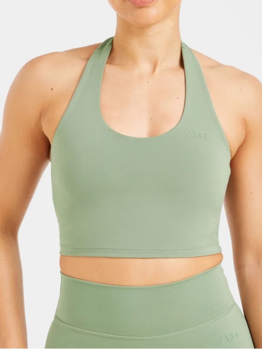 AYBL Staple Halterneck Crop Top